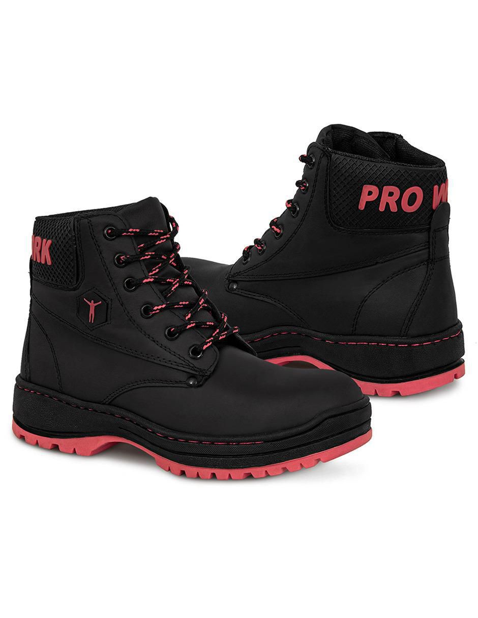 Bota al tobillo Prowork de piel para mujer