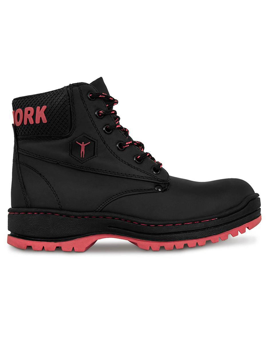 Bota al tobillo Prowork de piel para mujer