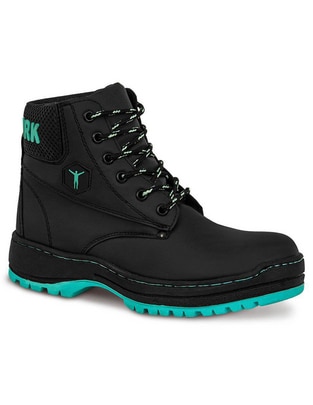 Bota al tobillo de piel para mujer Bota al tobillo de piel para mujer