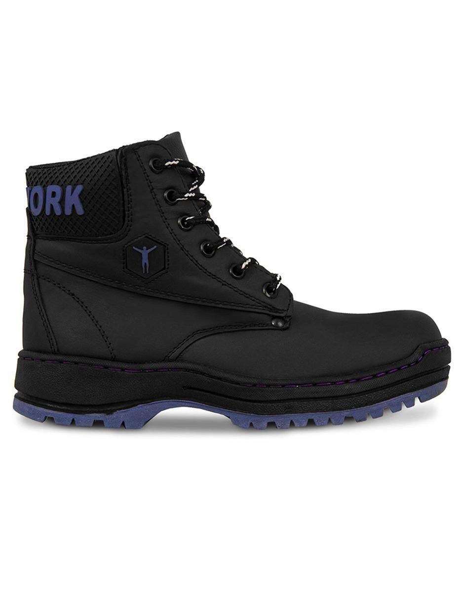 Bota al tobillo de piel para mujer 3