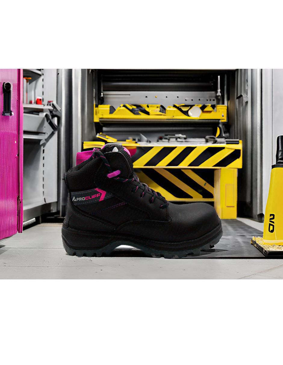 Bota al tobillo Cliff de piel para mujer