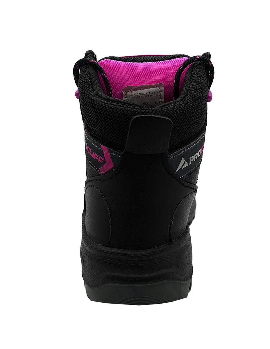 Bota al tobillo Cliff de piel para mujer