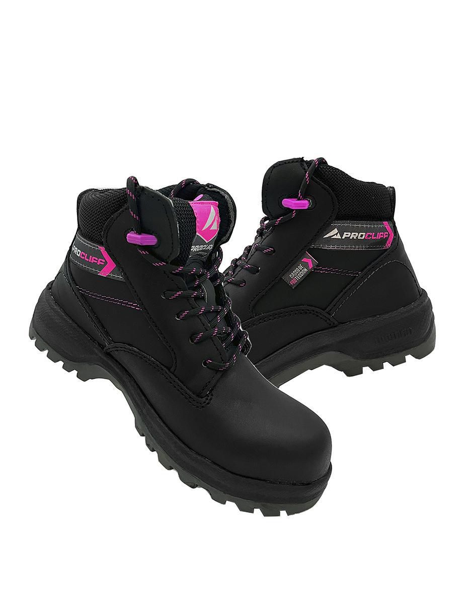 Bota al tobillo Cliff de piel para mujer
