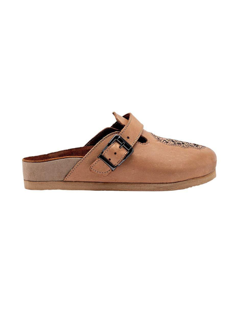Zapato Mora Tierra de piel para mujer