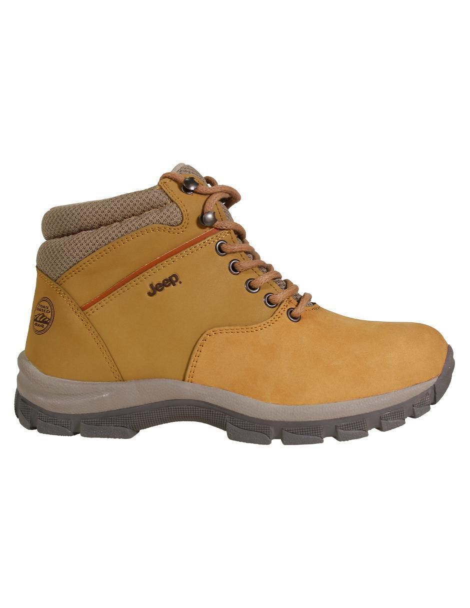 Bota al tobillo Jeep de piel para mujer