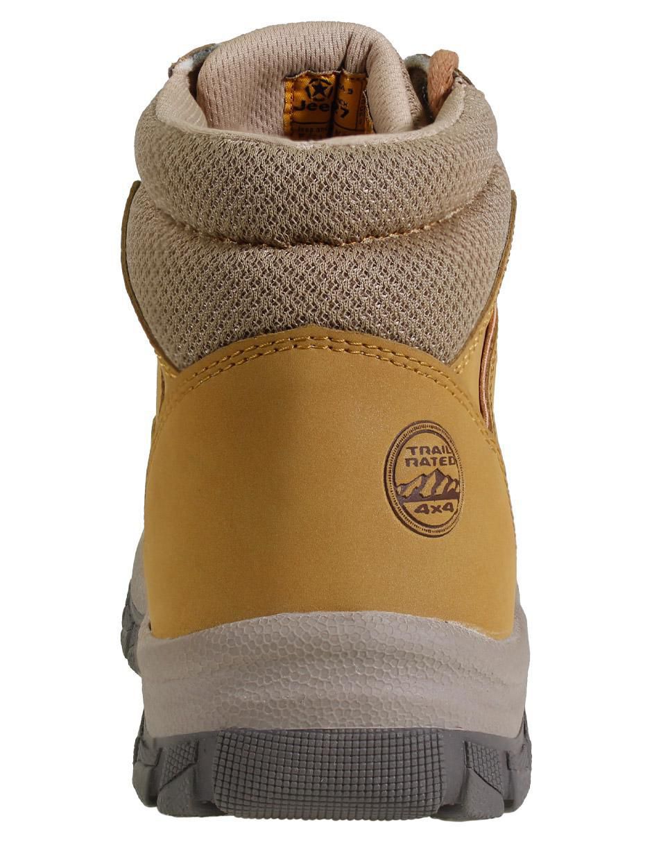 Bota al tobillo Jeep de piel para mujer