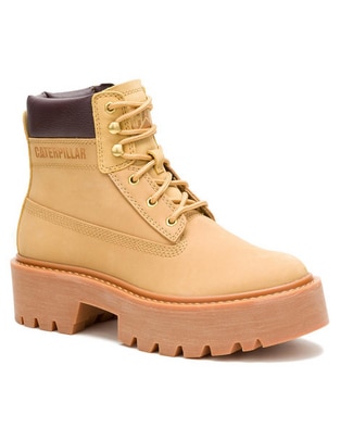 Bota arriba del tobillo de piel para mujer Bota arriba del tobillo de piel para mujer