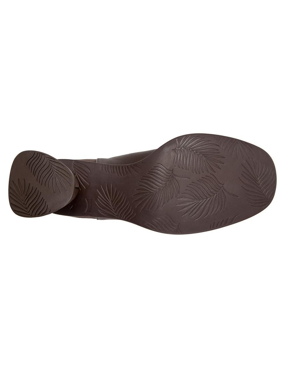 Bota arriba del tobillo de piel para mujer 5