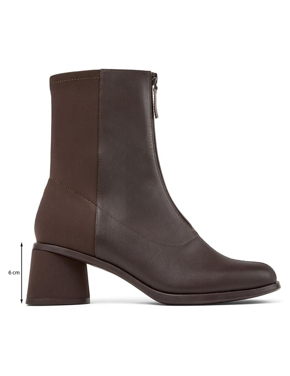 Bota arriba del tobillo de piel para mujer 6