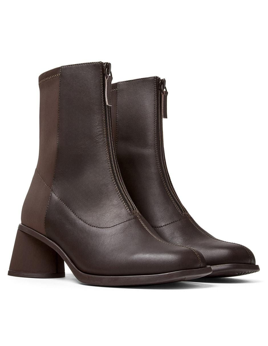 Bota arriba del tobillo de piel para mujer