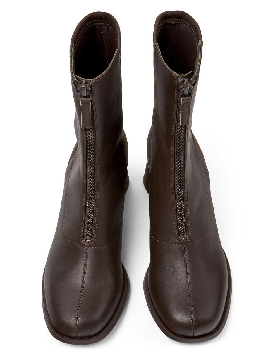 Bota arriba del tobillo de piel para mujer