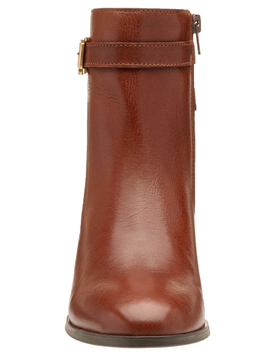 Bota al tobillo de piel para mujer 4