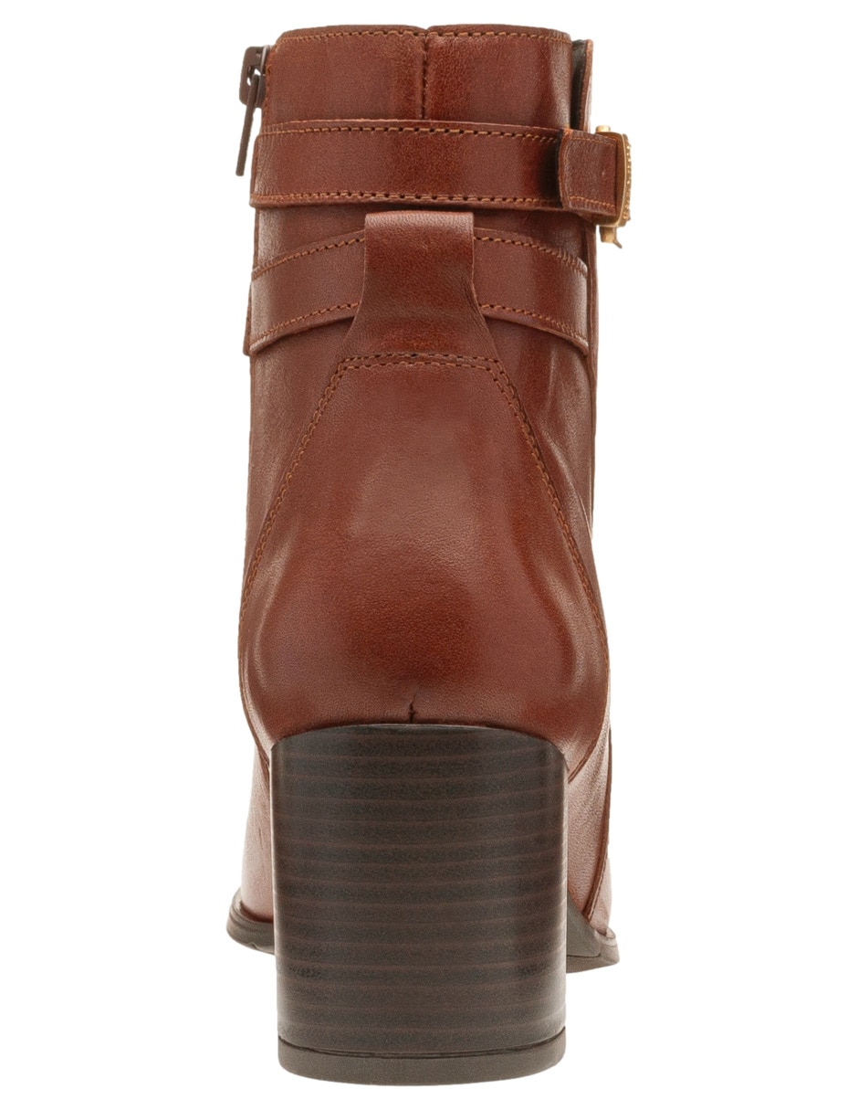 Bota al tobillo de piel para mujer 3