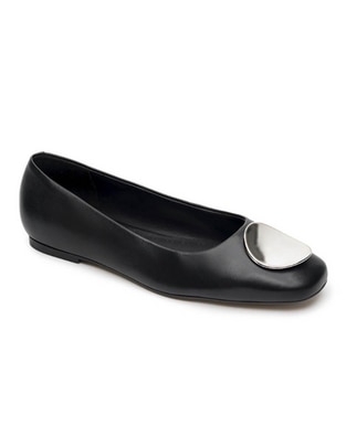 Balerina de piel para mujer