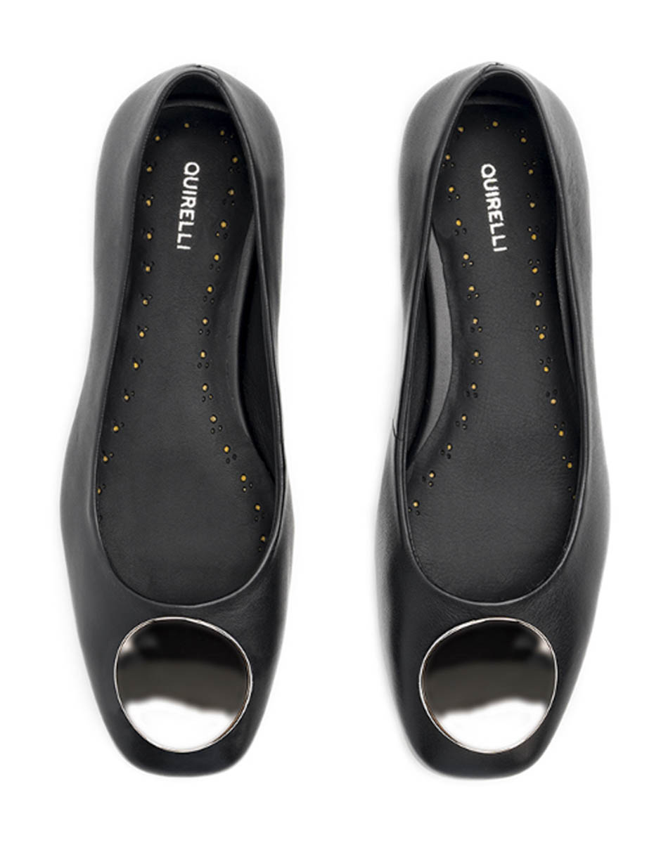 Balerina de piel para mujer 4