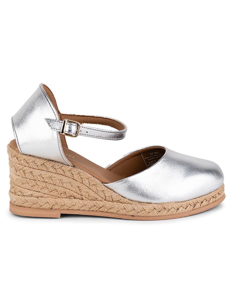 Alpargata para mujer Fatima Silver 6