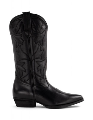 Bota cowboy abajo de la rodilla de piel bovino para mujer Bota cowboy abajo de la rodilla de piel bovino para mujer
