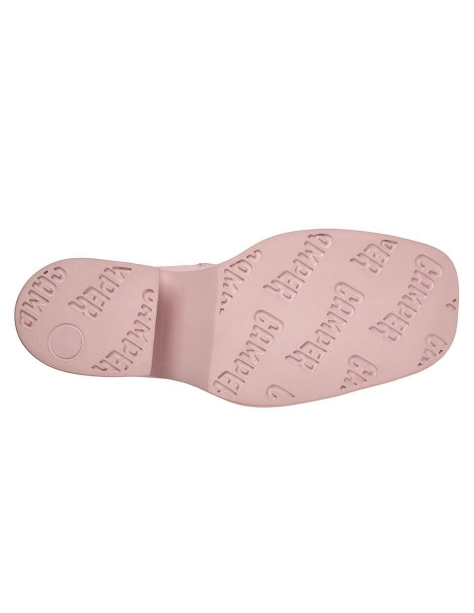 Bota arriba del tobillo de piel para mujer 5