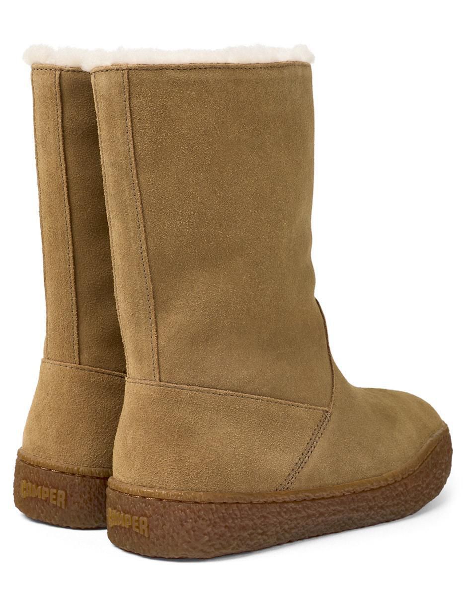 Bota arriba del tobillo Camper Peu Terreno de piel para mujer