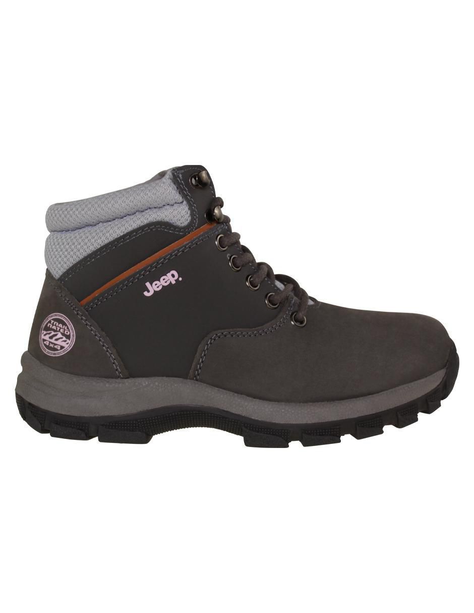 Bota al tobillo de piel para mujer