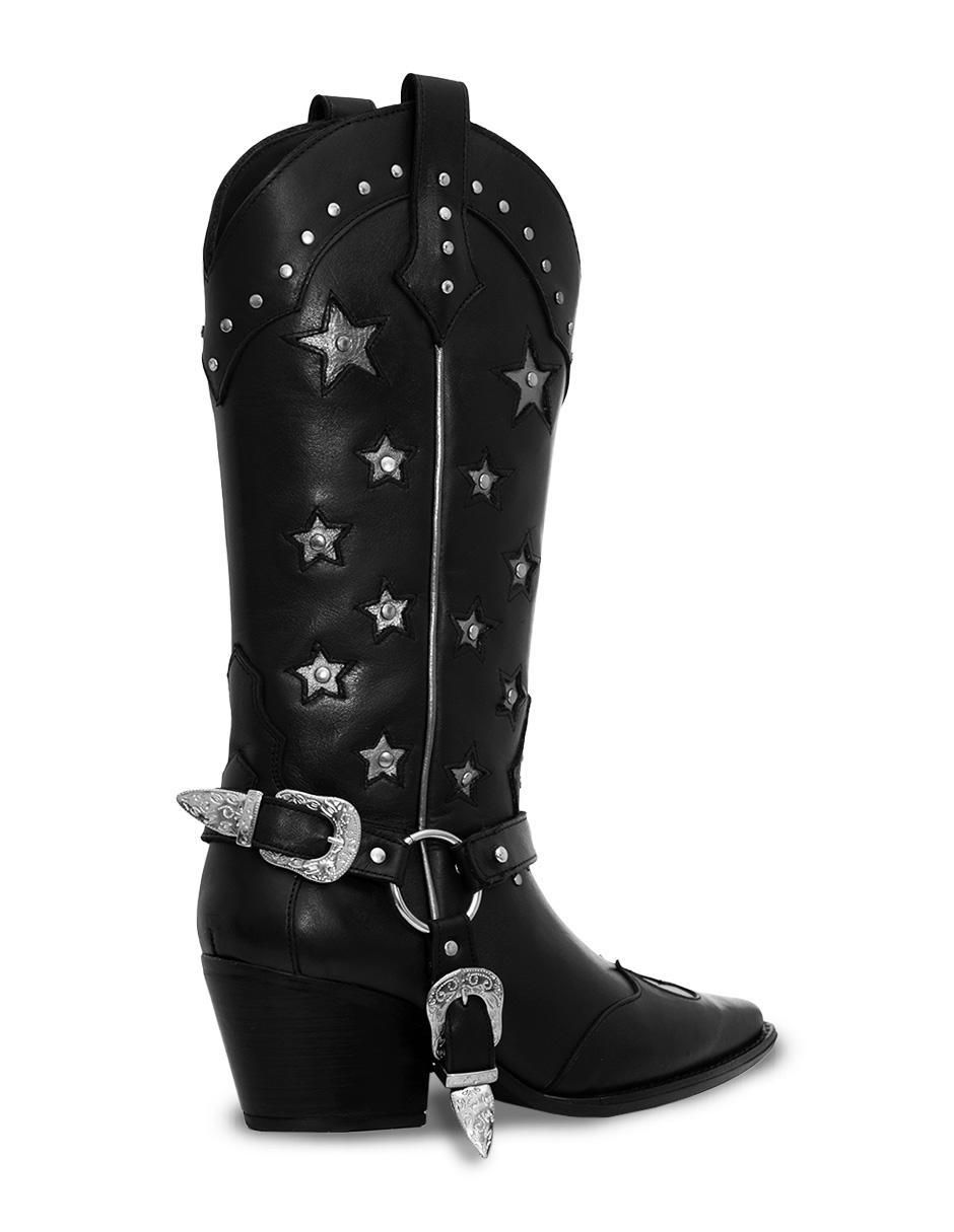 Bota cowboy media pierna Elán Choose Your Way Best seller de piel para mujer