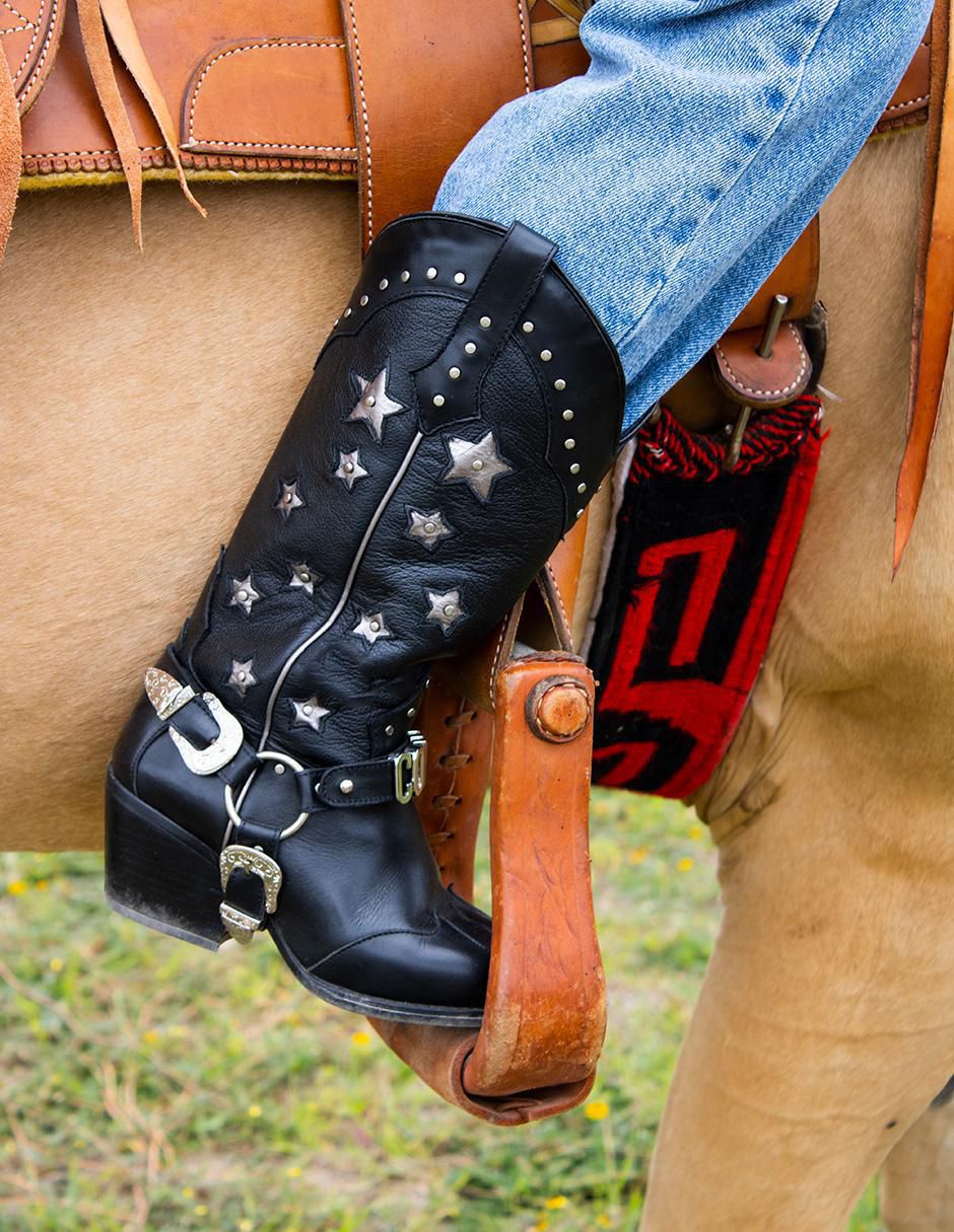 Bota cowboy media pierna Elán Choose Your Way Best seller de piel para mujer