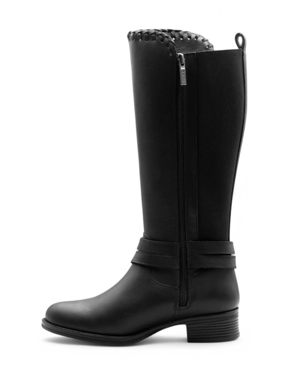 Bota abajo de la rodilla Lyard de piel bovino para mujer