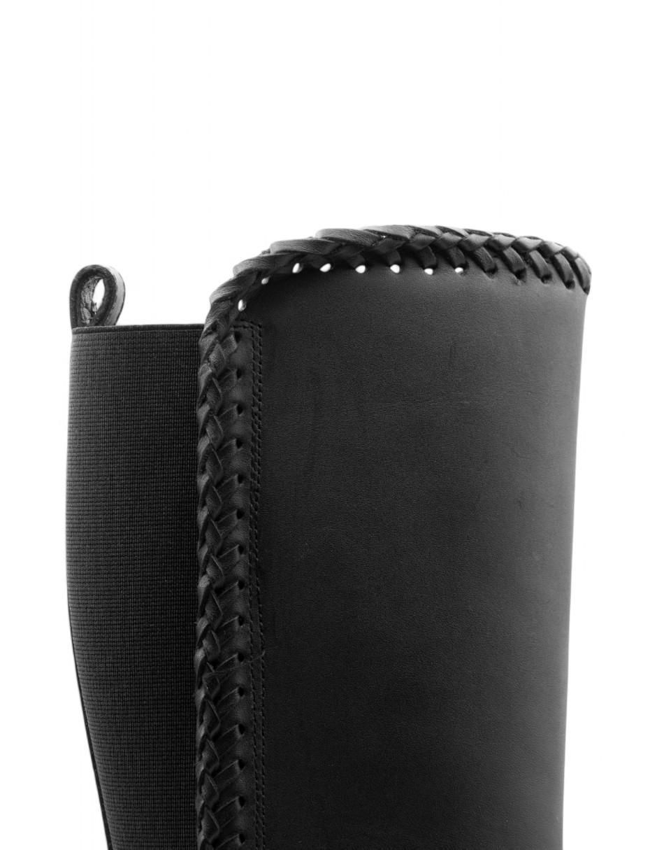 Bota abajo de la rodilla Lyard de piel bovino para mujer