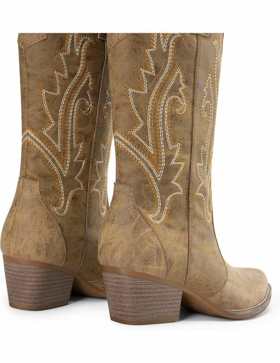 Bota arriba del tobillo de piel para mujer 3