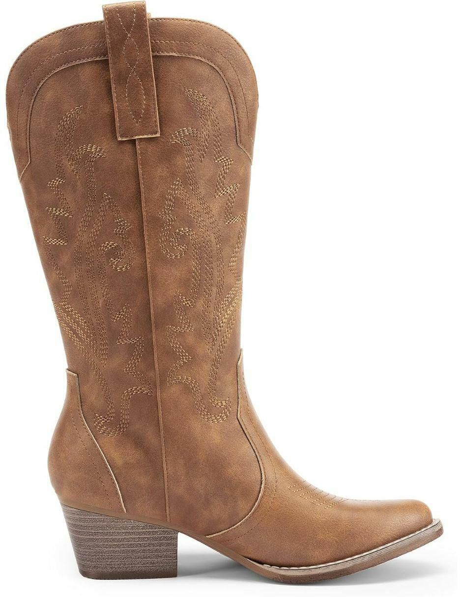 Bota cowboy arriba del tobillo para mujer 2