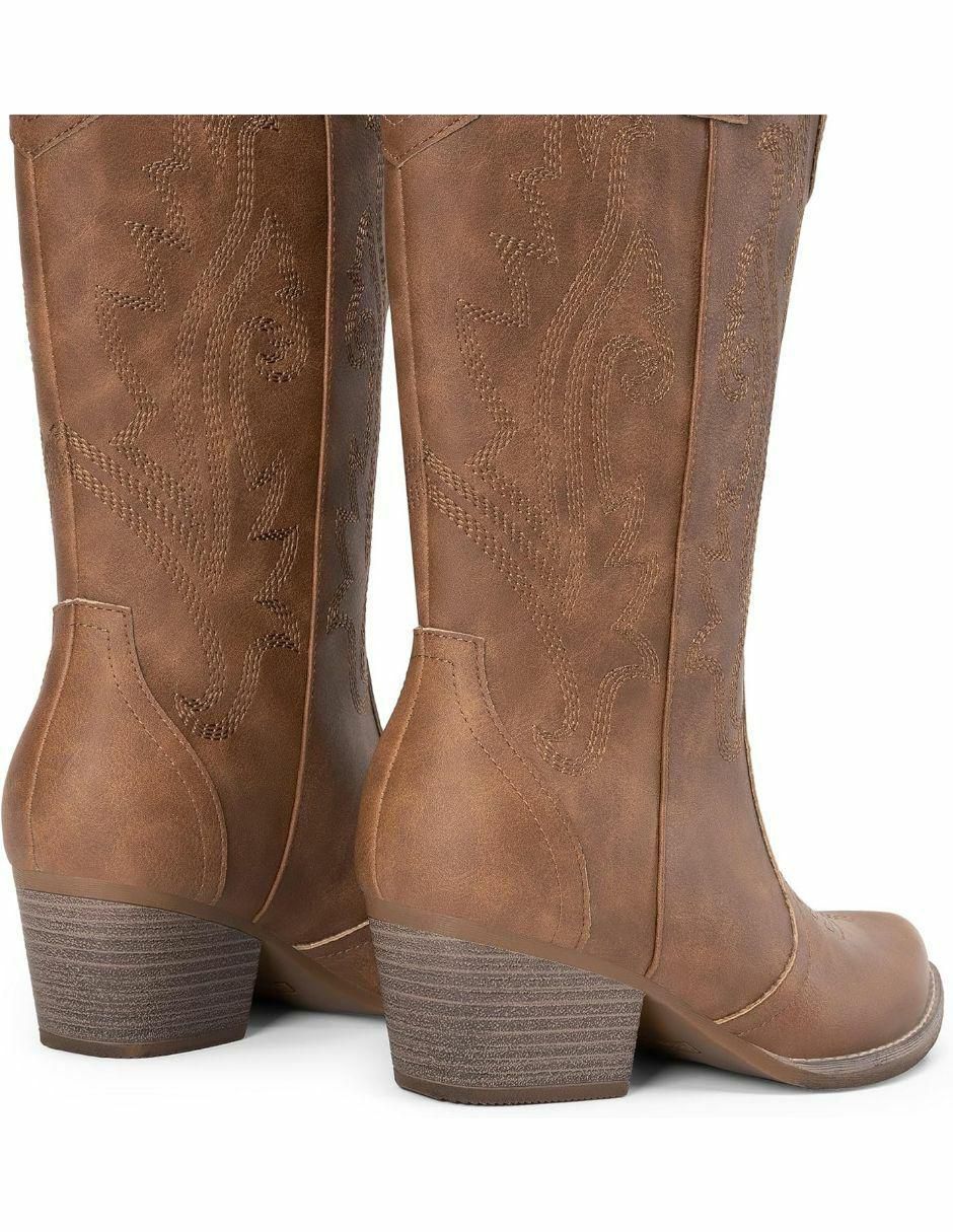 Bota cowboy arriba del tobillo para mujer 4