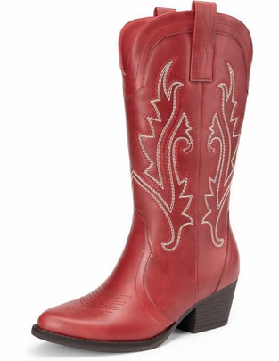 Bota cowboy arriba del tobillo para mujer Bota cowboy arriba del tobillo para mujer