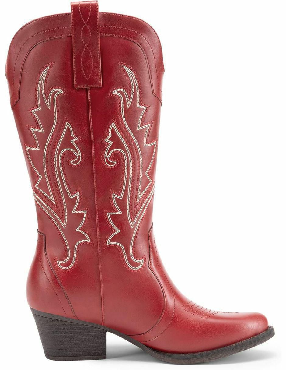 Bota cowboy arriba del tobillo Dream Paris para mujer