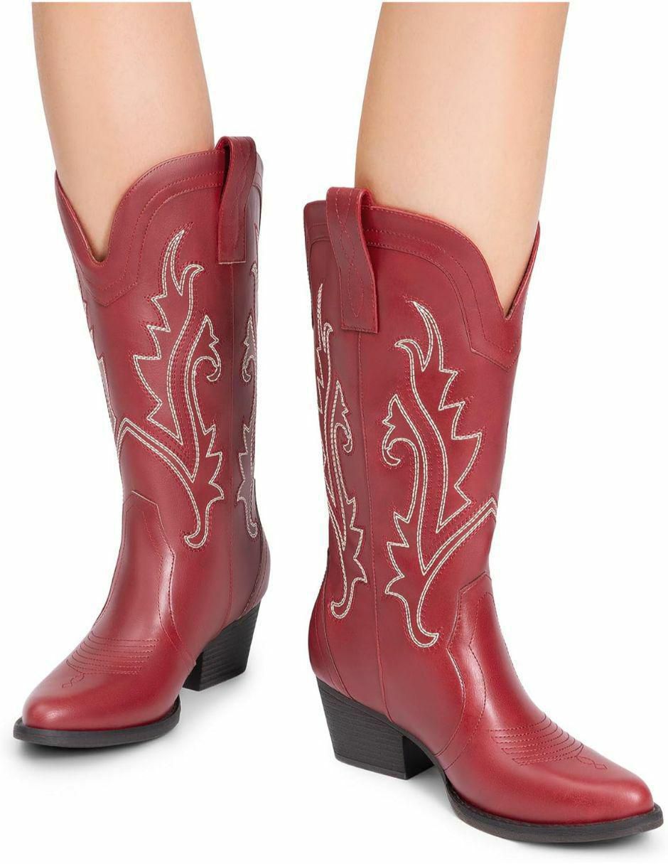 Bota cowboy arriba del tobillo Dream Paris para mujer