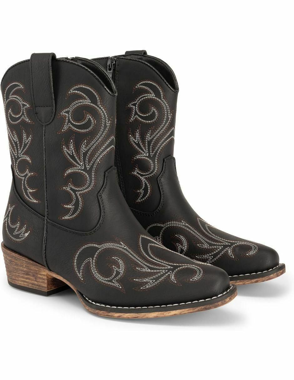 Bota arriba del tobillo de piel para mujer 3