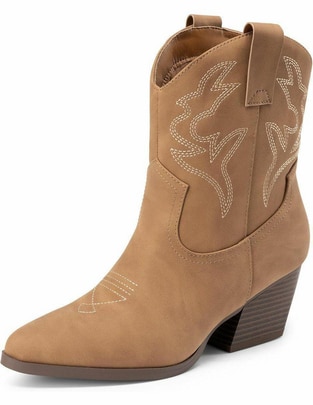 Bota cowboy arriba del tobillo para mujer Bota cowboy arriba del tobillo para mujer
