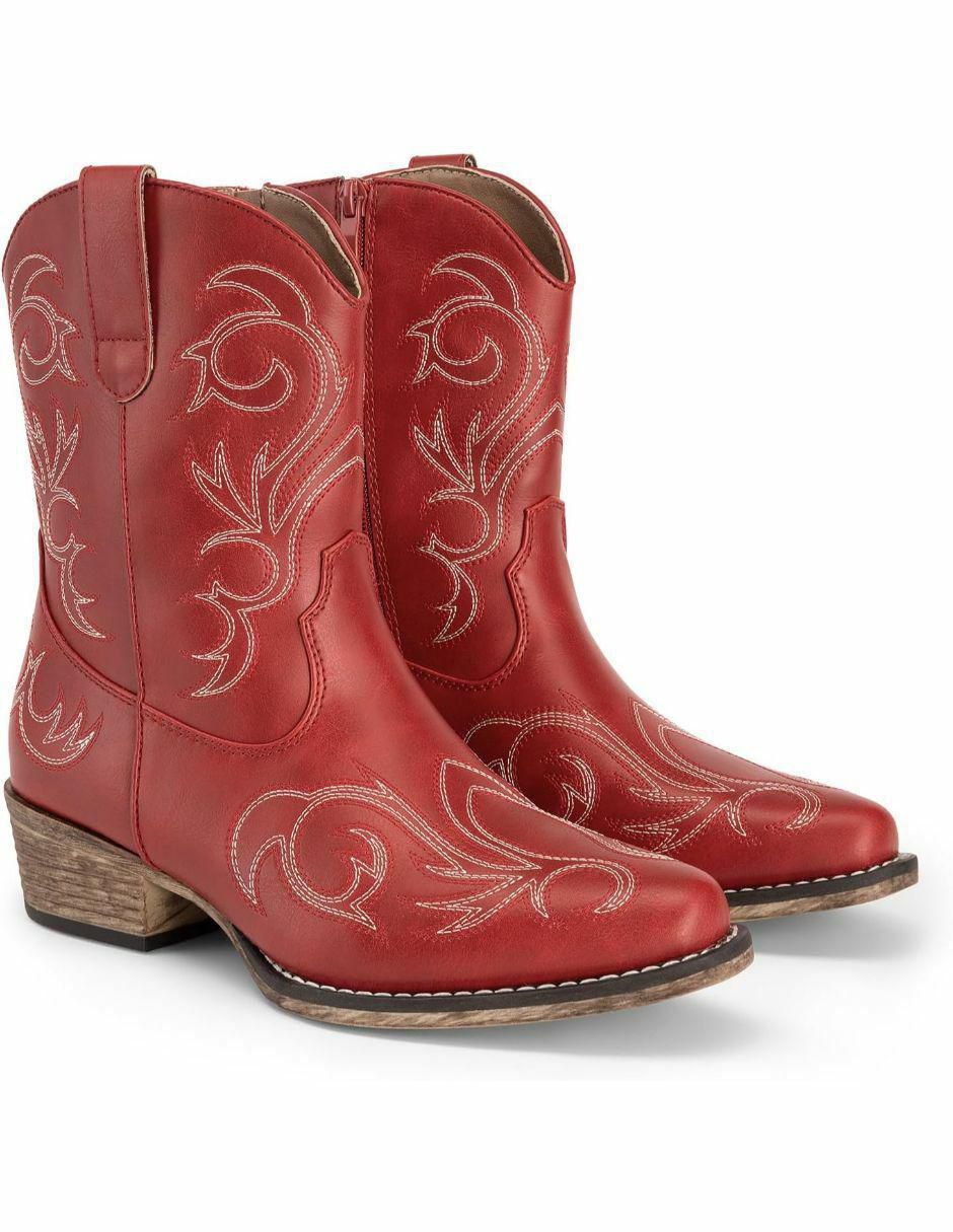 Bota arriba del tobillo de piel para mujer 3