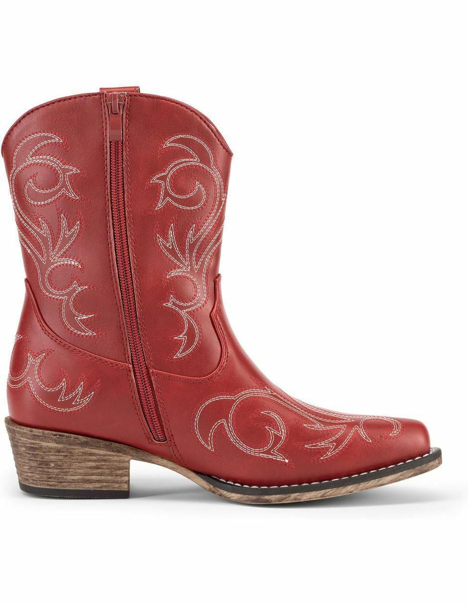 Bota arriba del tobillo de piel para mujer 2