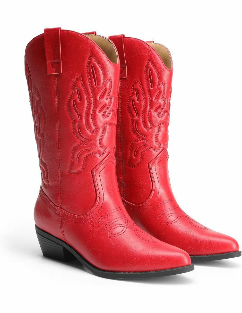 Bota arriba del tobillo de piel para mujer 3