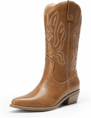 Bota cowboy arriba del tobillo para mujer Bota cowboy arriba del tobillo para mujer