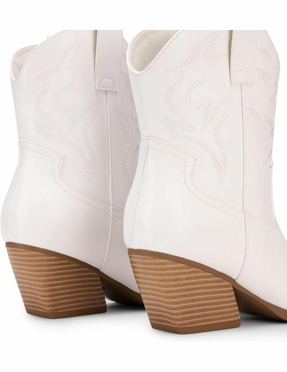Bota cowboy arriba del tobillo para mujer 2