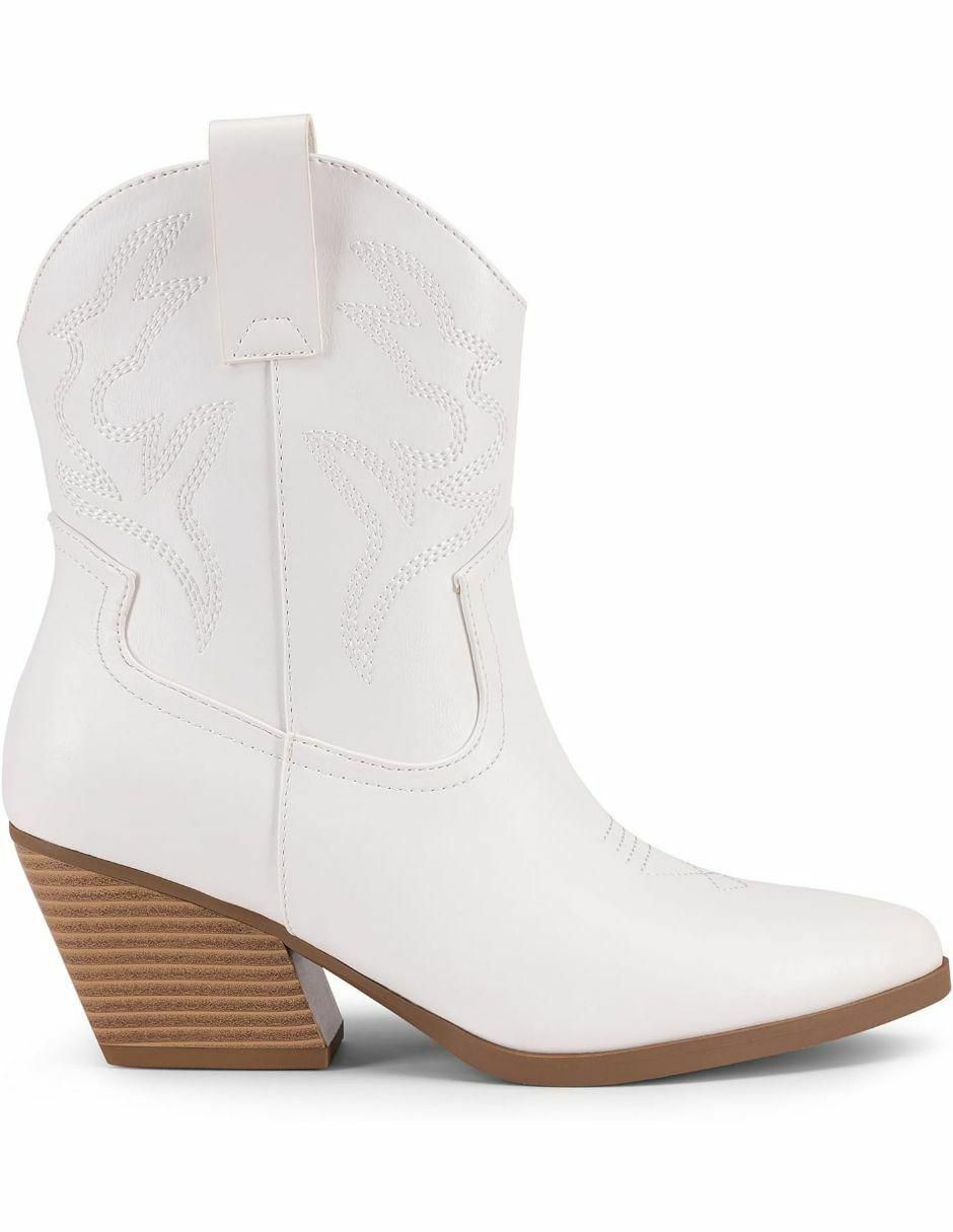 Bota cowboy arriba del tobillo para mujer 3