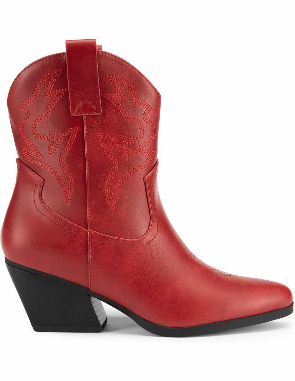Bota cowboy arriba del tobillo Dream Paris para mujer