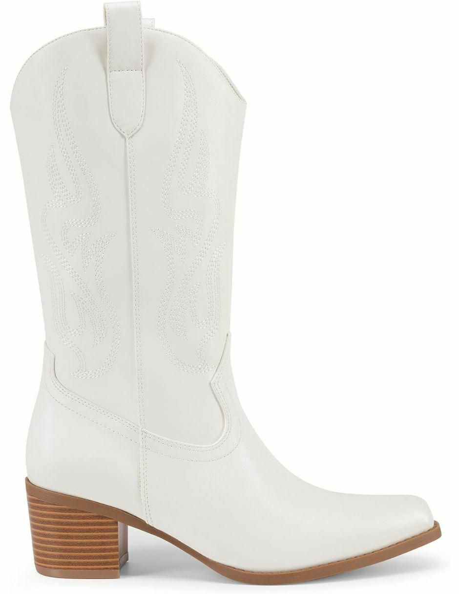 Bota arriba del tobillo de piel para mujer 2