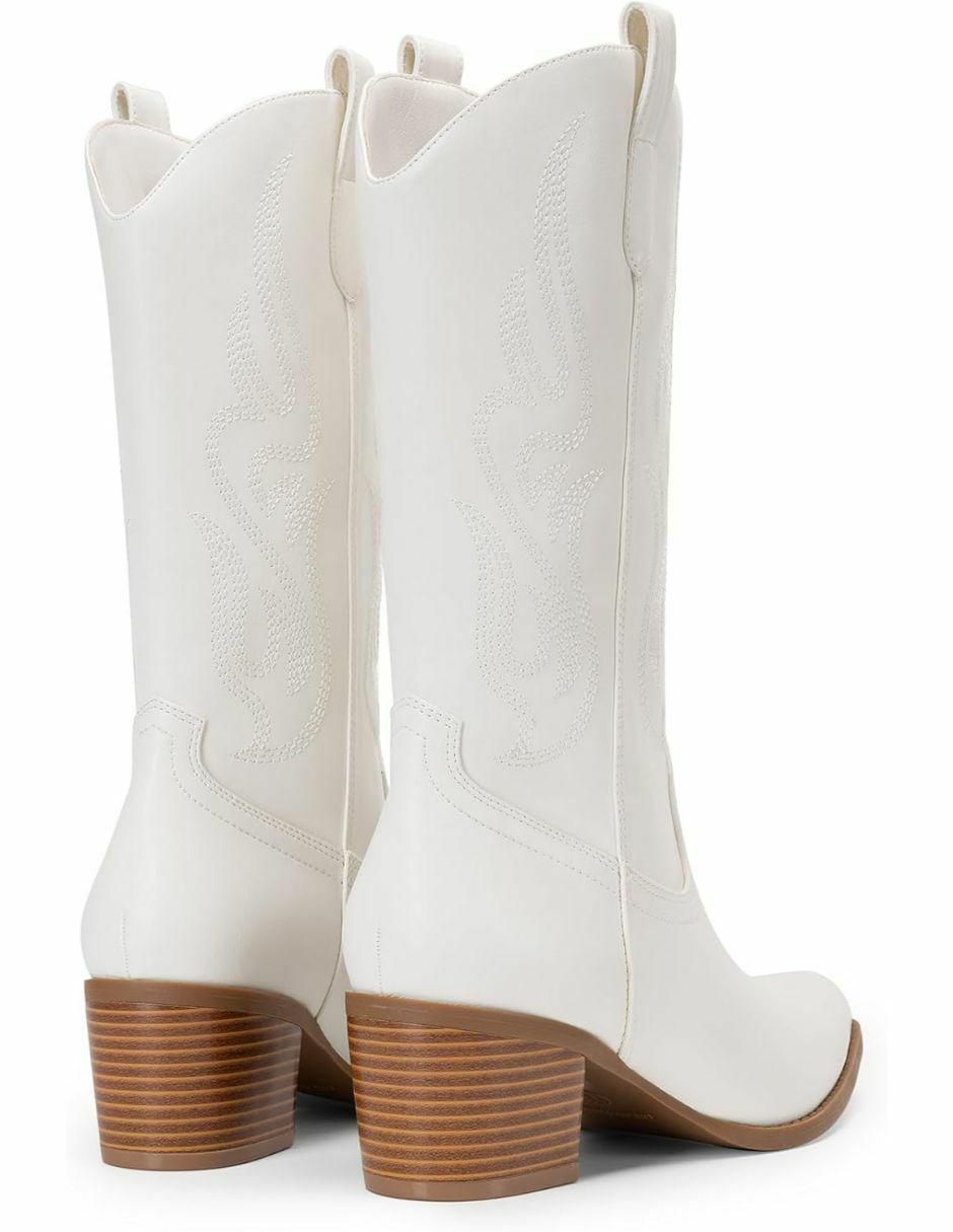 Bota arriba del tobillo de piel para mujer 3