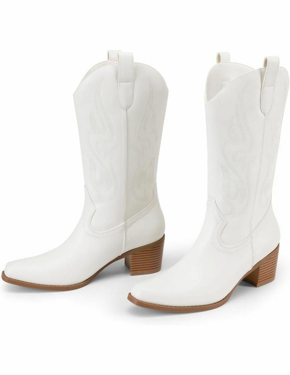 Bota arriba del tobillo de piel para mujer 4