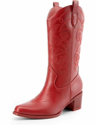 Bota cowboy arriba del tobillo para mujer Bota cowboy arriba del tobillo para mujer