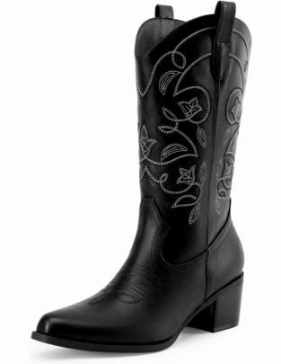 Bota cowboy arriba del tobillo para mujer Bota cowboy arriba del tobillo para mujer
