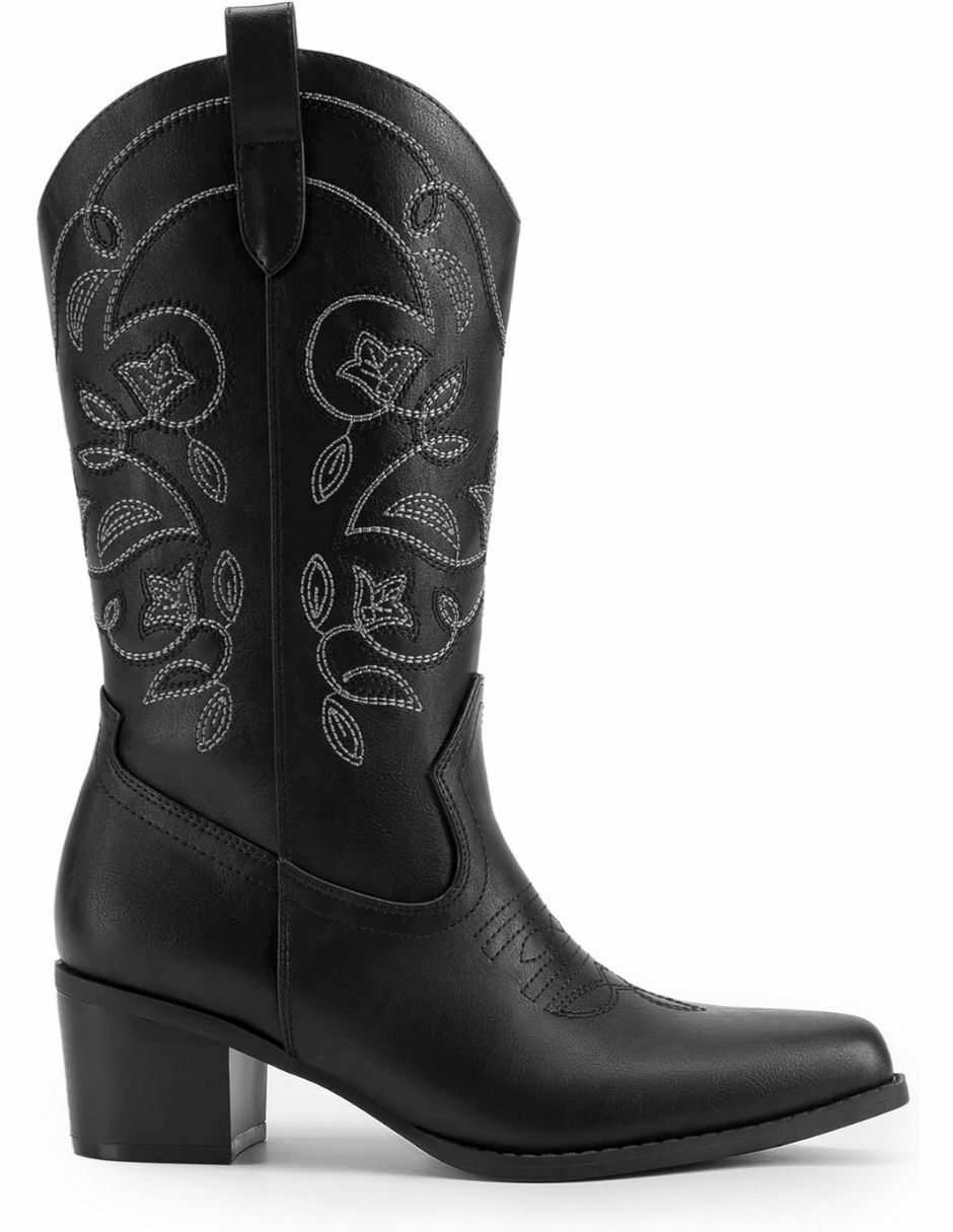 Bota cowboy arriba del tobillo para mujer 2