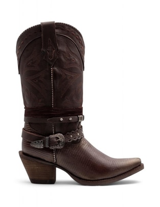 Bota cowboy abajo de la rodilla de piel bovino para mujer Bota cowboy abajo de la rodilla de piel bovino para mujer